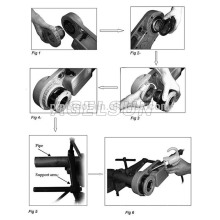 Igeelee Hand-Held Power Threader Sq30-2b Range of 1/2" - 2 " for Export Portable Pipe Threader